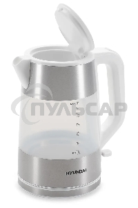 Чайник электрический Hyundai HYK-P4025 1.9л. 2200Вт белый (корпус: пластик)