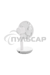 Вентилятор настольный DUX 60-0214 USB, белый, 6 Вт