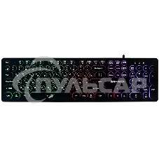 Клавиатура проводная Dialog Gan-Kata KGK-16U BLACK - игровая с RGb-подсветкой, USB, черная