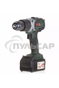 Профессиональный ударный бесщеточный шуруповерт KLPRO KLDM18B-50 (18В, Li-ion-2шт, 5.0А·ч, 60Нм, ручка, З/У-4А,в кейсе)