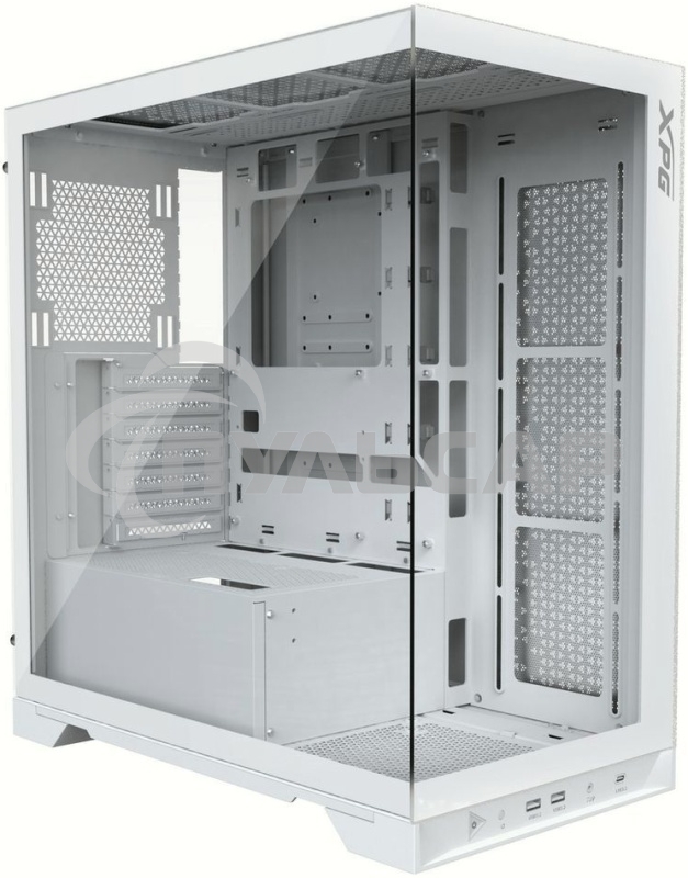 Компьютерный корпус XPG INVADER X белый (INVADERXMTWOF-WHCWW) Mid-Tower, Micro-ATX, Mini-ITX, Standard-ATX, USB 3.2 Gen2 Type-A, USB 3.2 Gen2 Type-C