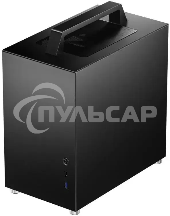 Компьютерный корпус JONSBO T8 PLUS Black без БП, боковые панели из закаленного стекла, mini-ITX, черный