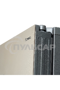 Холодильник Бирюса SBS 541 TGG текстурированное бежевое стекло двухкамерный 343/198 л морозилка слева, NoFrost, Side-by-side