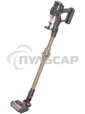 Пылесос вертикальный LEX LXVCS 7071 оранжевый, питание от аккумулятора, 196 Вт, уборка сухая, пылесборник 0.8 л, работа от АКБ max 40 мин