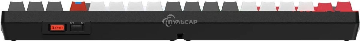 Клавиатура беспроводная A4Tech Bloody WS87 Naraka USB, Bluetooth/Радиоканал черный/красный
