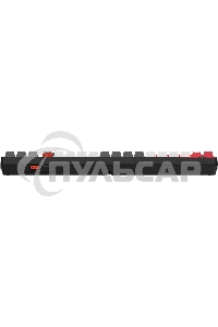 Клавиатура беспроводная A4Tech Bloody WS87 Naraka USB, Bluetooth/Радиоканал черный/красный