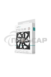 Вентилятор для корпуса DEEPCOOL FT12 SLIM черный, 120 мм, 1850 об/мин, 25.6 дБ, 4 pin