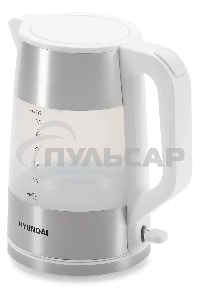 Чайник электрический Hyundai HYK-P4025 1.9л. 2200Вт белый (корпус: пластик)