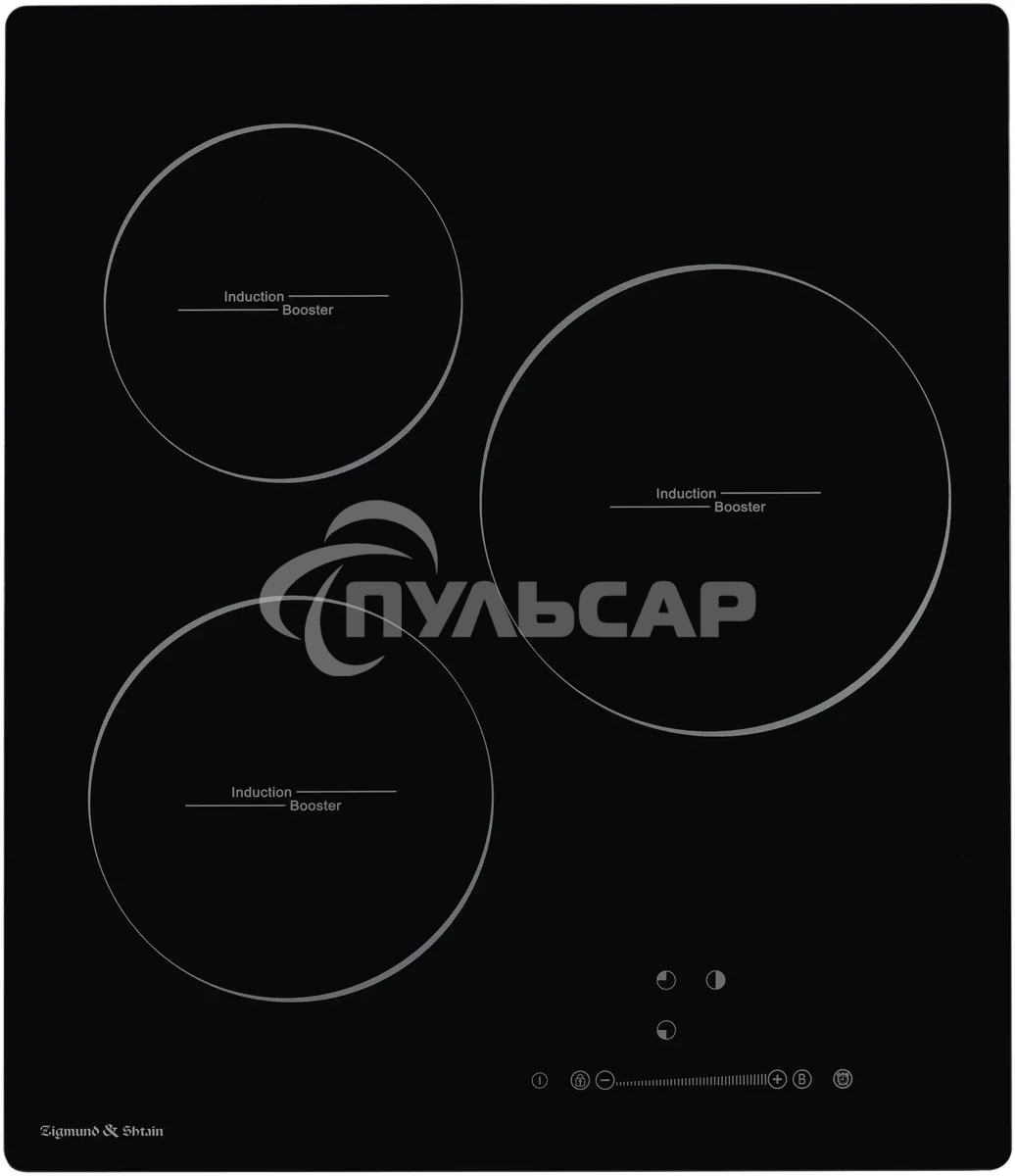 Индукционная варочная панель Zigmund & Shtain CI 35.4 B независимая, черный