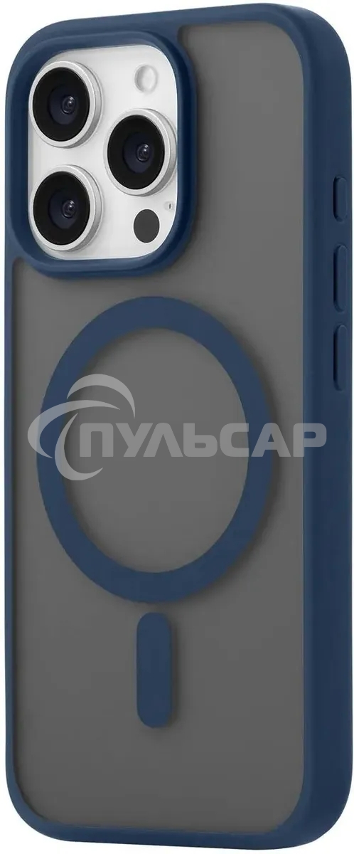 Чехол (клип-кейс) uBear для Apple iPhone 16 Pro Cloud with MagSafe синий (CS432DB63PMT-I24M)