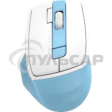 Мышь беспроводная A4Tech Fstyler FG45CS Air2 голубой/белый, 2000 dpi, радиоканал, USB, кнопки - 7