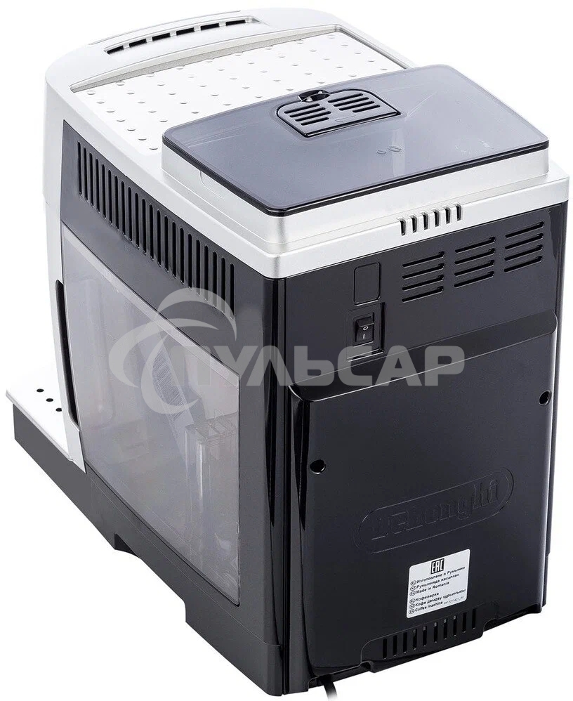 Кофемашина автоматическая DeLonghi ECAM 21.117.SB серебристый/черный, исп. кофе - зерновой/молотый, 1.8 л, 1450 Вт, 15 бар