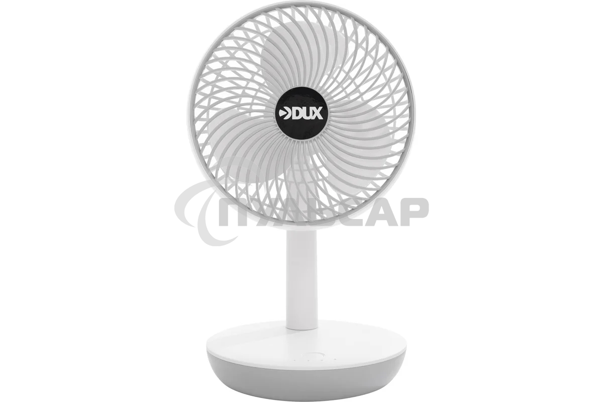 Вентилятор настольный DUX 60-0214 USB, белый, 6 Вт