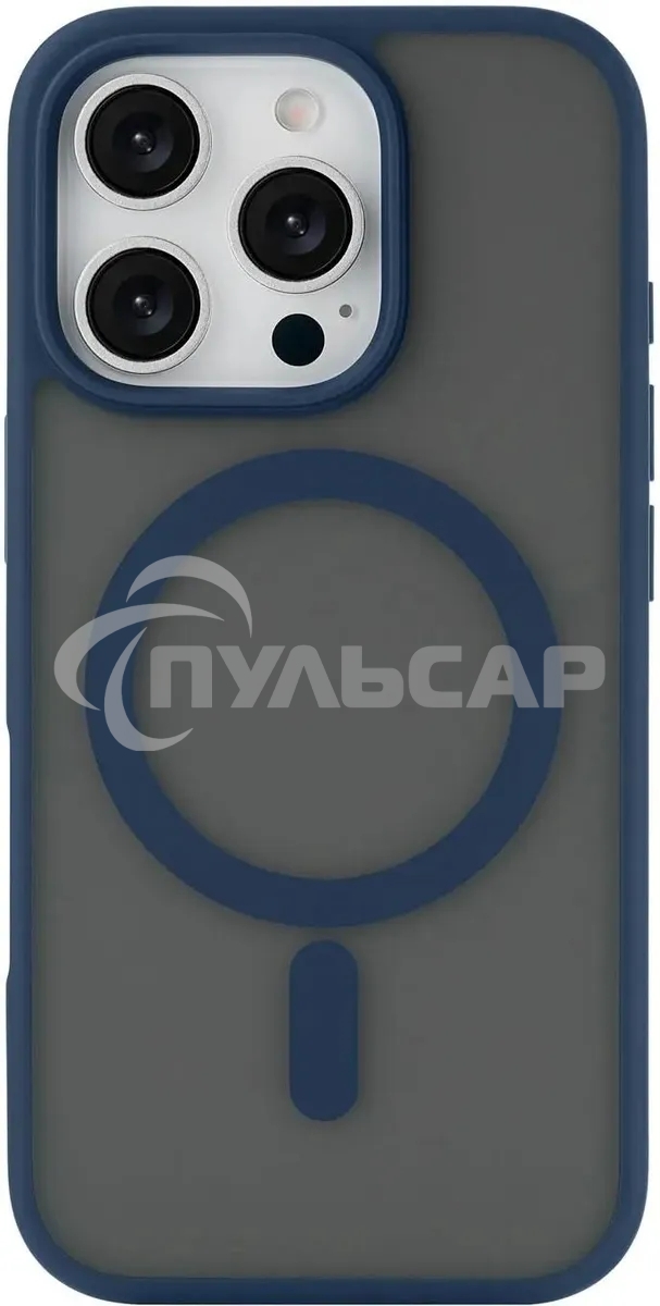 Чехол (клип-кейс) uBear для Apple iPhone 16 Pro Cloud with MagSafe синий (CS432DB63PMT-I24M)