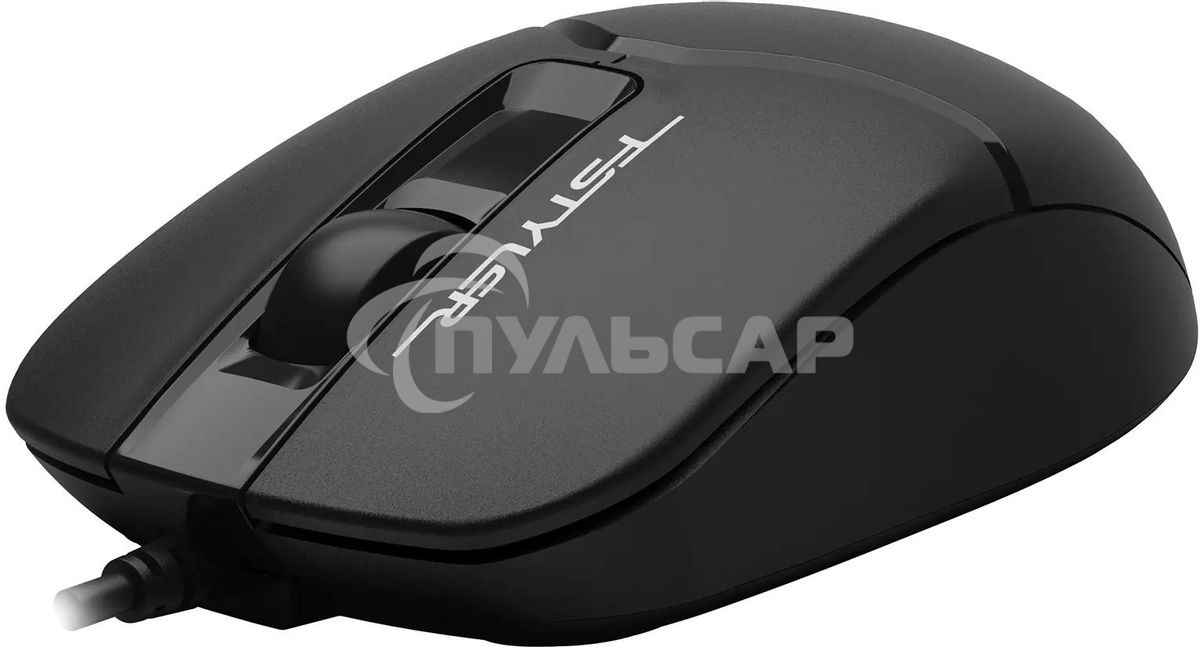 Мышь проводная A4Tech Fstyler FM12S черный, 1200 dpi, USB, кнопки - 3