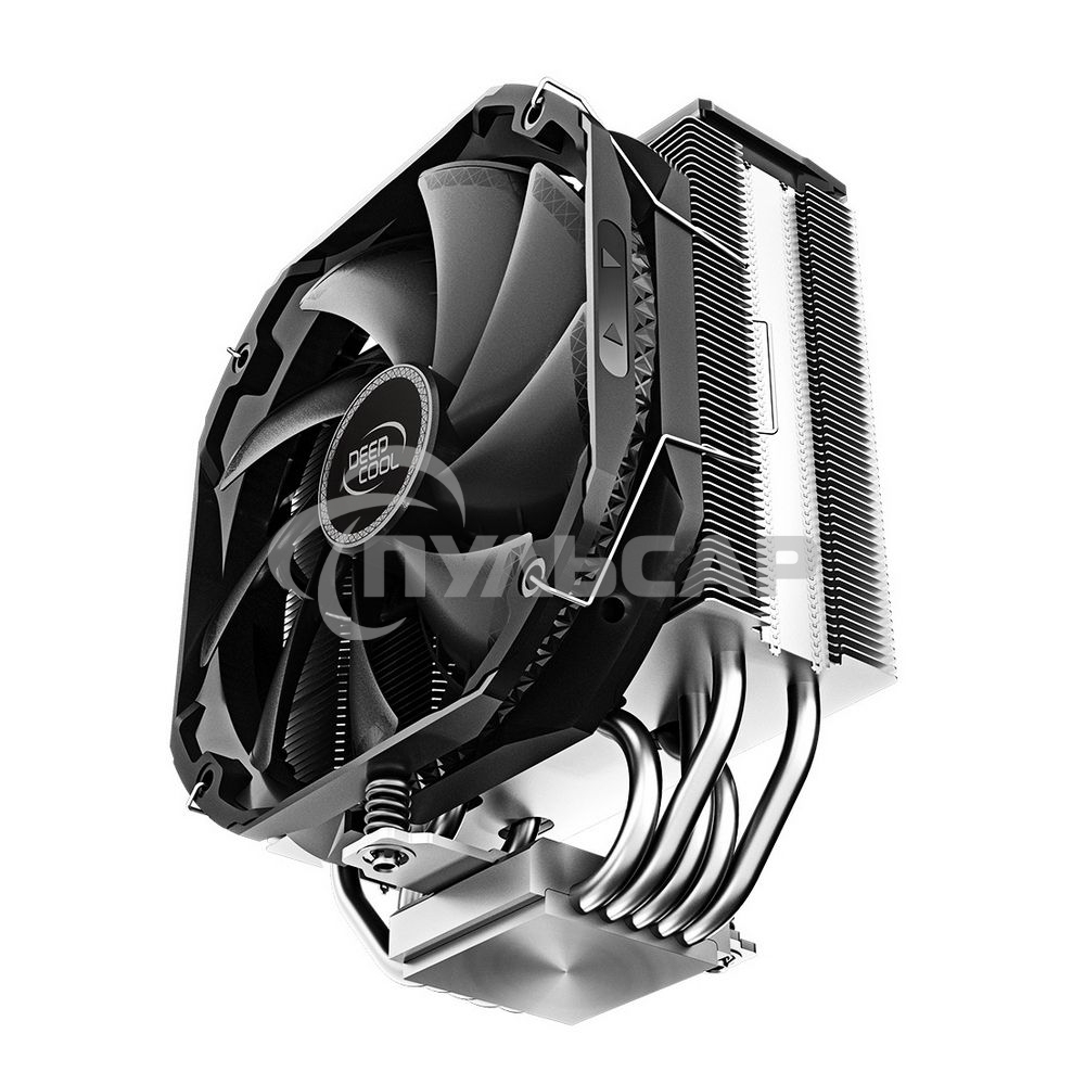 Кулер для процессора DEEPCOOL AS500 черный, 140 мм, алюминий/медь, 1200 об/мин, 26 дБ, 4 pin, 220 Вт, 164 мм