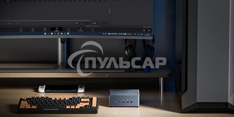 Мини ПК Minisforum UM790Pro/64GB+1Tb (AMD R9 7940HS) 64GB+1Tb, AMD Radeon780M, Win11 Pro