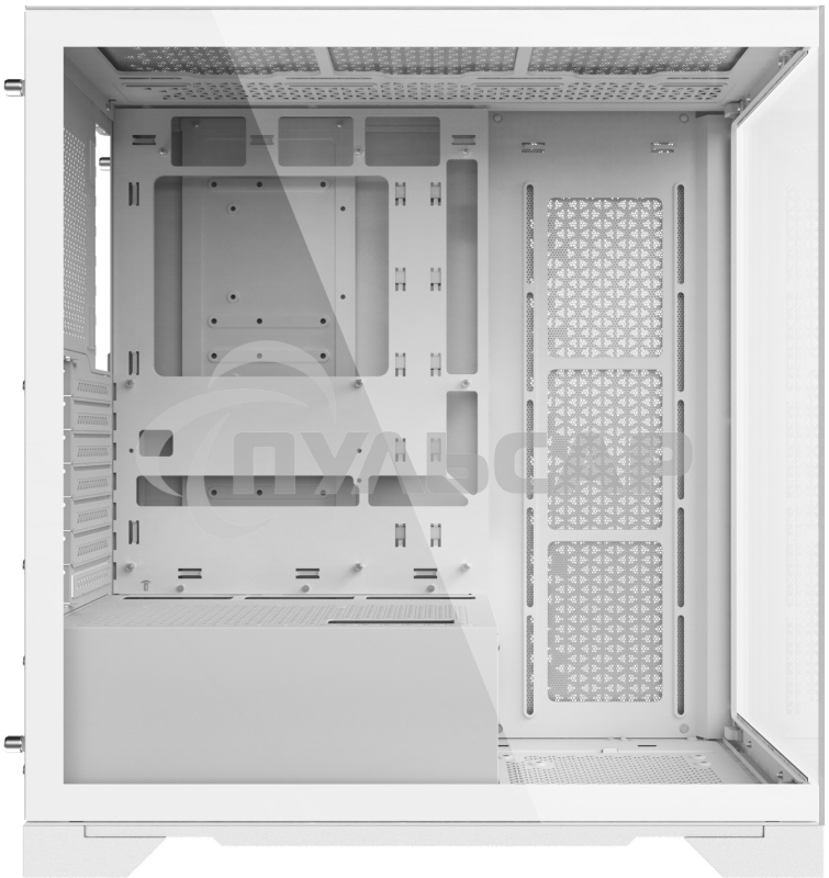 Компьютерный корпус XPG INVADER X белый (INVADERXMTWOF-WHCWW) Mid-Tower, Micro-ATX, Mini-ITX, Standard-ATX, USB 3.2 Gen2 Type-A, USB 3.2 Gen2 Type-C