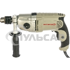 Дрель ударная ИНТЕРСКОЛ ДУ-13/810ЭР 150.1.3.00 810Вт,ВЗП-13мм,2000о/м,32000уд/м,2 режим,3.2кг