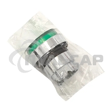 Исполнительный механизм кнопки XB4 зеленый плоский возвратный без фиксации, с подсветкой EKF PROxima XB4BW-G EKF