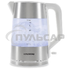 Чайник электрический Hyundai HYK-P4025 1.9л. 2200Вт белый (корпус: пластик)