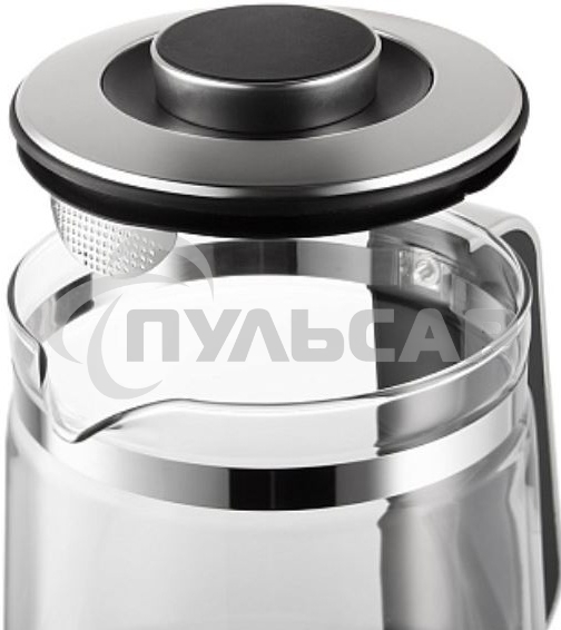 Чайник электрический Redmond KG220 1.7л. 2200 Вт, черный/хром