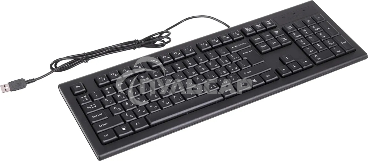 Клавиатура проводная A4Tech KR-85 USB черный