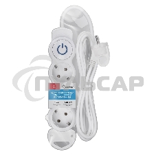 Удлинитель Smartbuy (SBE-16-3-03m-ZS) 3 роз х 3,0 м - белый