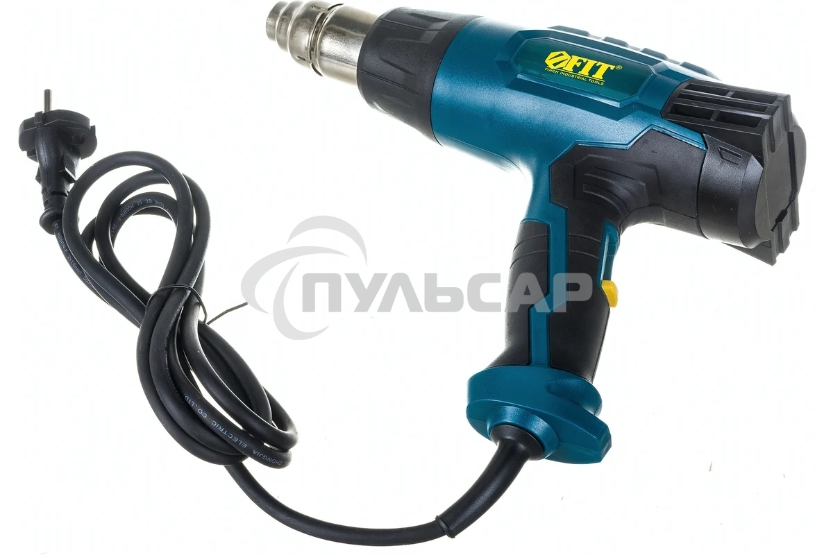Фен технический FIT 80611 2000 Вт; 60/400/600 °C; 300/500/500 л/мин; рез. накл.; короб.