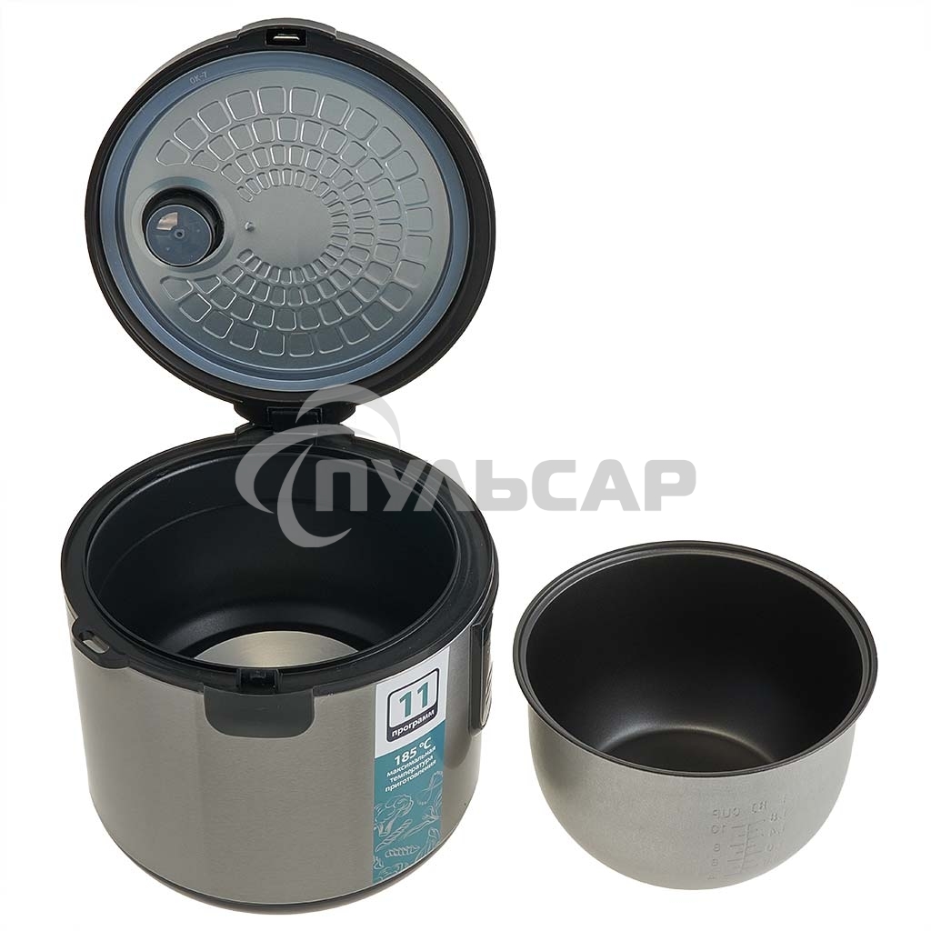 Мультиварка DELTA DL-6527 черная: 900 Вт,5л, 11 ПРОГРАММ (4)