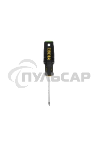 Отвертка Denzel PZ0x75 мм, S2, 3к рукоятка