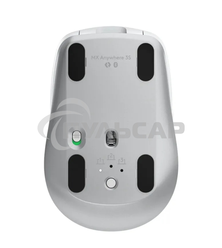 Мышь беспроводная/проводная Logitech MX Anywhere 3S серый, 8000 dpi, радиоканал, Bluetooth, USB, кнопки - 6