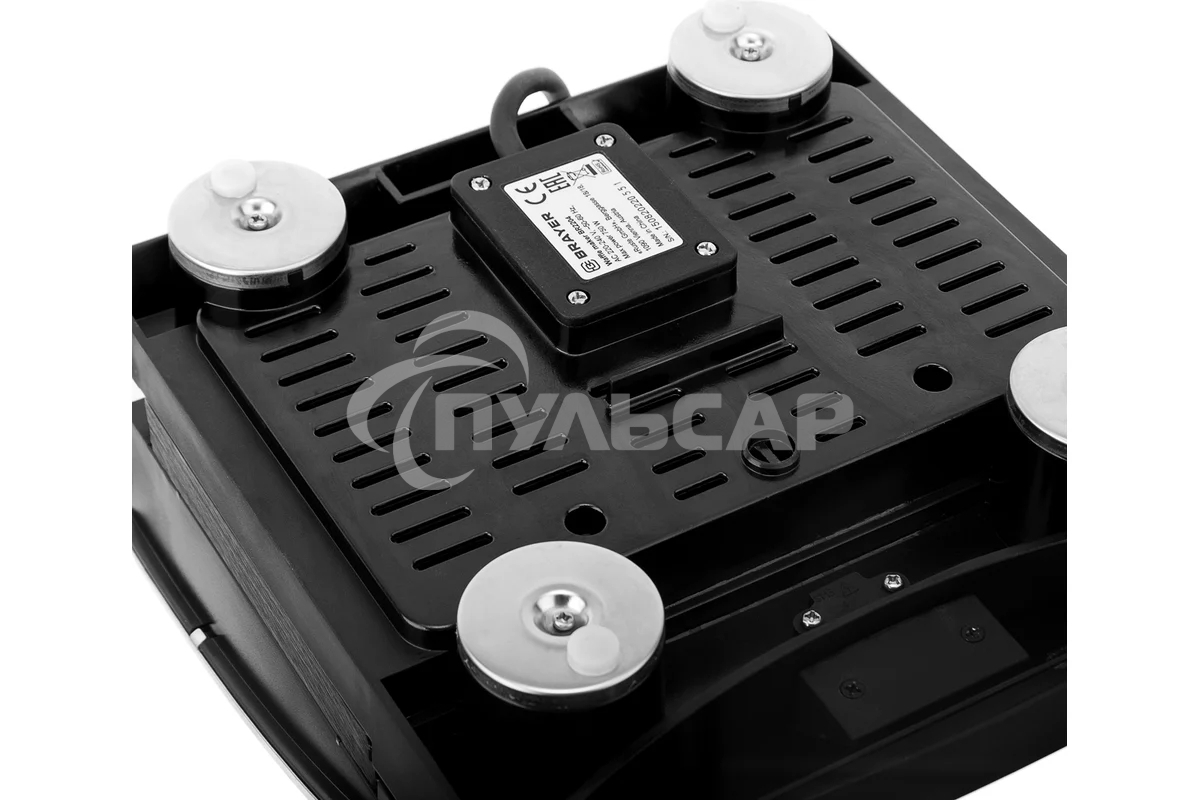 Сэндвичница BRAYER BR2204 750 Вт, серебристый/черный