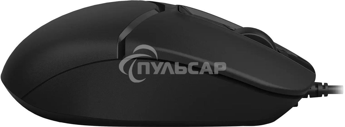 Мышь проводная A4Tech Fstyler FM12S черный, 1200 dpi, USB, кнопки - 3