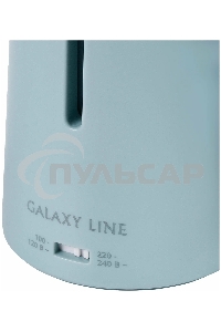 Отпариватель Galaxy Line GL 6196, синий, ручной, 700 Вт, контейнер для воды 150 мл