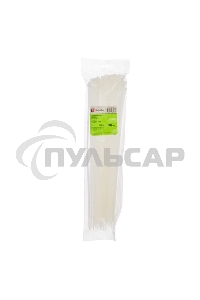 Нейлоновые стяжки FORTISFLEX КСС 5х400 мм белый 100 штук 49787