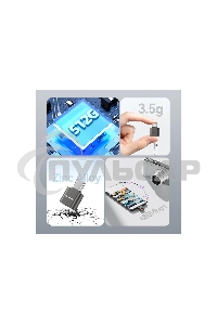 Картридер Vention OTG USB 2.0 CM / MicroSD - Серый