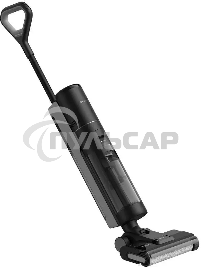 Пылесос вертикальный моющий Dreame Wet and Dry Vacuum H12S черный, питание от аккумулятора, 300 Вт, уборка влажная/сухая, пылесборник 0.7 л, работа от АКБ max 35 мин
