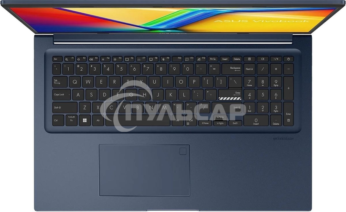 Ноутбук ASUS X1704VA-AU639 синий 90NB10V2-M00RJ0 17.3