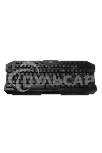 Игровой комплект Qumo Mystic K58/M76, кл-ра проводная 104 + 10 клавиш мультимедиа, встроенные подсветки общая + кнопок 3 цвета, мышь проводная, оптическая, 1200/1600/2400/3200 dpi с подсветкой, коврик