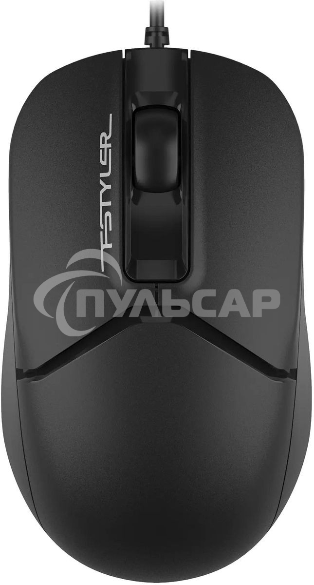 Мышь проводная A4Tech Fstyler FM12S черный, 1200 dpi, USB, кнопки - 3