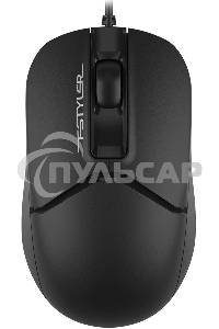 Мышь проводная A4Tech Fstyler FM12S черный, 1200 dpi, USB, кнопки - 3
