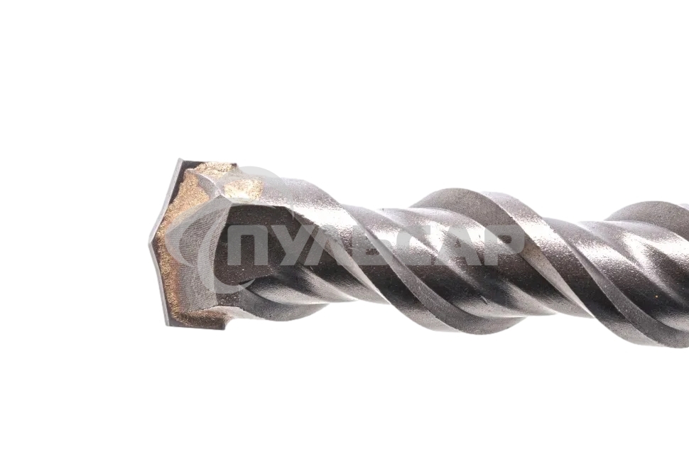 Бур по бетону Denzel двойная спираль, Cobalt W-tip, 22x310 мм, SDS PLUS