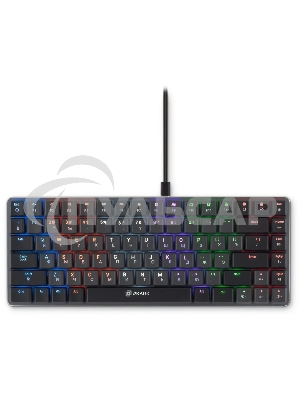 Клавиатура проводная Oklick K615X (1934413), USB, серый + серебристый