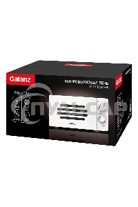 Микроволновая печь Galanz MOS-2007MW белый, 20 л, 700 Вт, переключатели - поворотный механизм