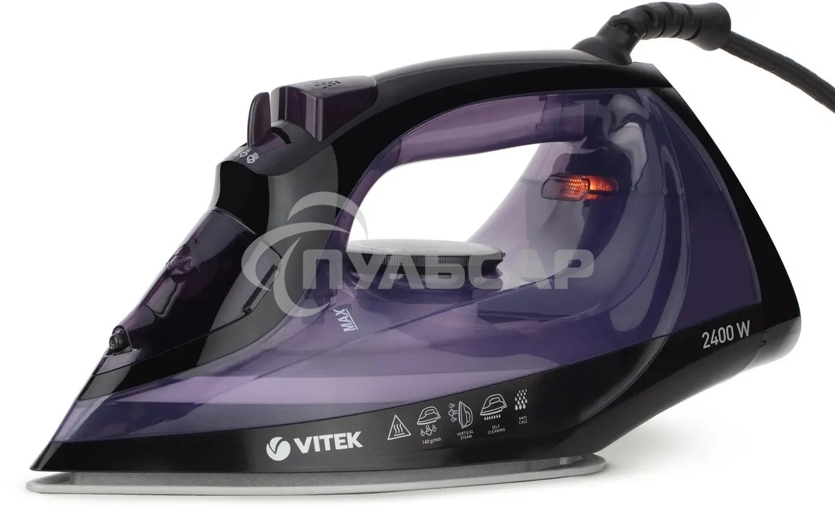 Утюг Vitek VT-8316 черный/фиолетовый
