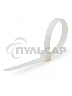 Нейлоновые стяжки FORTISFLEX КСС 5х400 мм белый 100 штук 49787