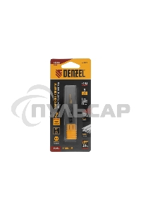 Сверло ступенчатое Denzel 4-5-6-7-8-9-10-11-12 мм, Р6М5, 6-гр. хвостовик 723602