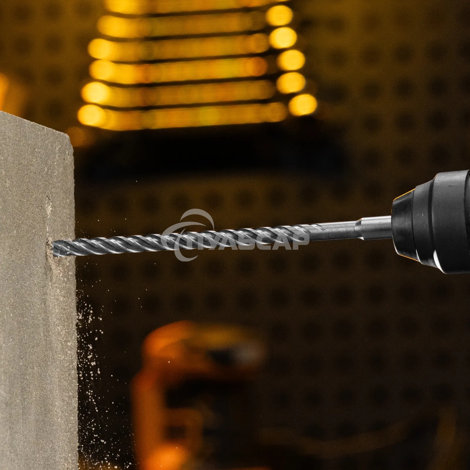 Бур по бетону Denzel цельная крестовая пластина, 10x265 мм, SDS PLUS