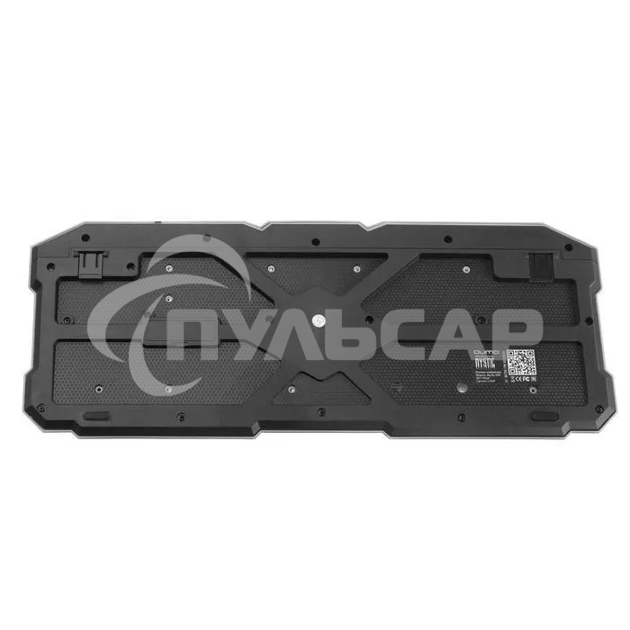 Игровой комплект Qumo Mystic K58/M76, кл-ра проводная 104 + 10 клавиш мультимедиа, встроенные подсветки общая + кнопок 3 цвета, мышь проводная, оптическая, 1200/1600/2400/3200 dpi с подсветкой, коврик